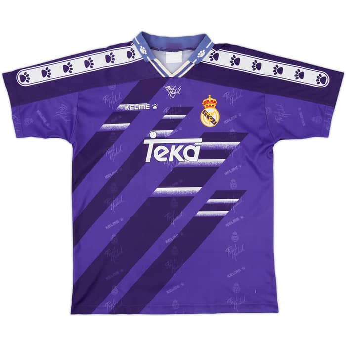 1994-96 Real Madrid Basic Away Shirt - 8/10 - (M)