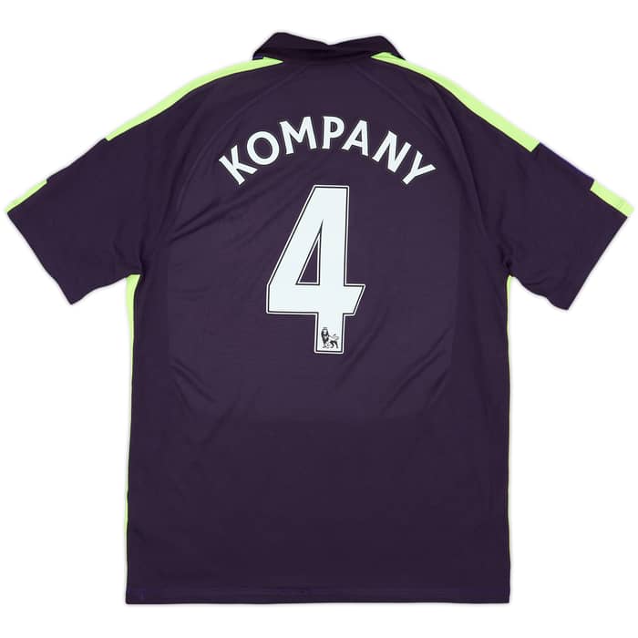 2014-15 Manchester City Third Shirt Kompany #4 - 8/10 - (L)