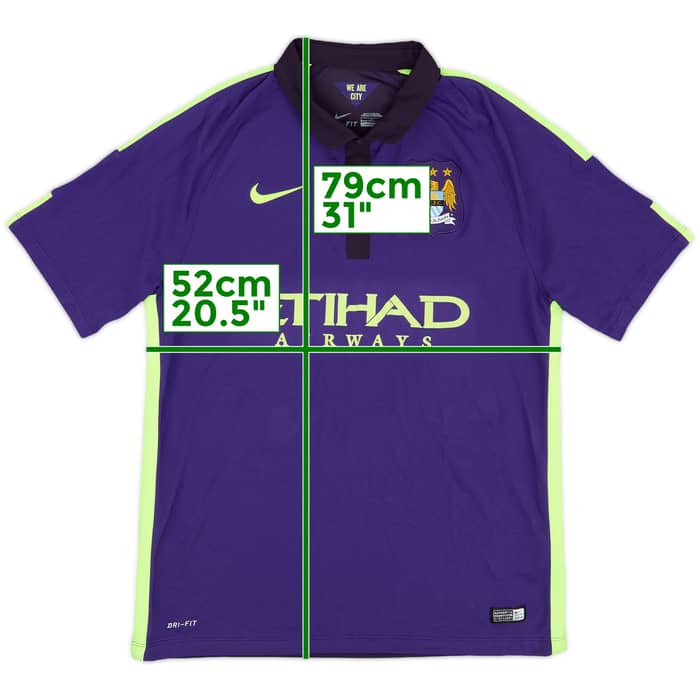 2014-15 Manchester City Third Shirt Kompany #4 - 8/10 - (L)