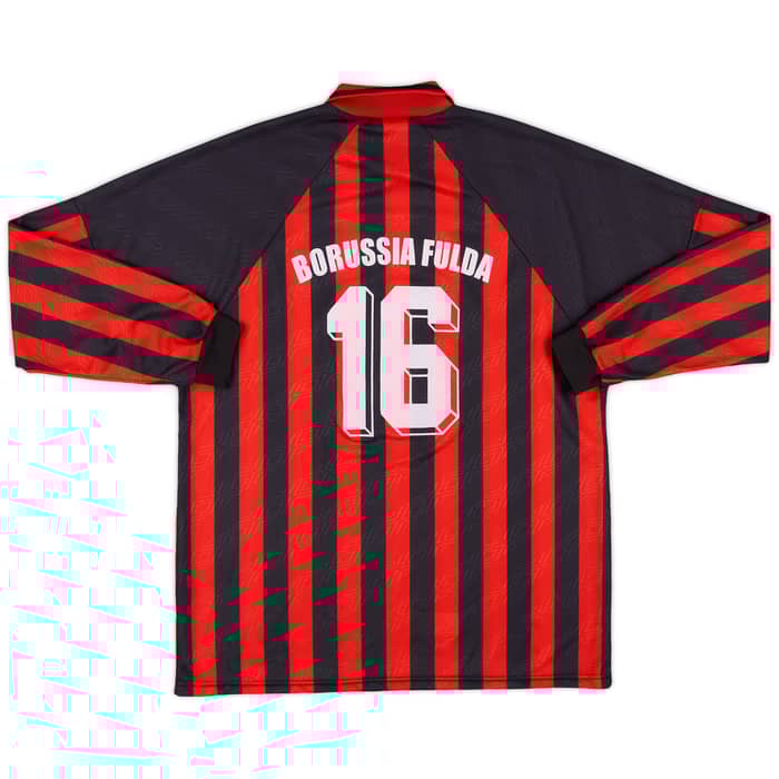 1993-95 Borussia Fulda Match Issue Home L/S Shirt #16