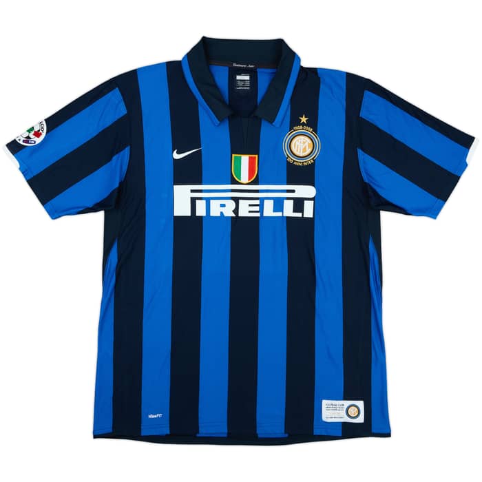 2007-08 Inter Milan Signed Home Shirt Materazzi #23
