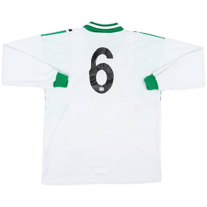 2000-02 North Ferriby United Match Issue Home L/S Shirt #6