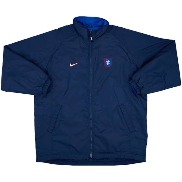 1997-98 Rangers Nike Reversible Padded Bench Coat - 8/10 - (XXL)