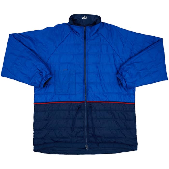 1997-98 Rangers Nike Reversible Padded Bench Coat - 8/10 - (XXL)