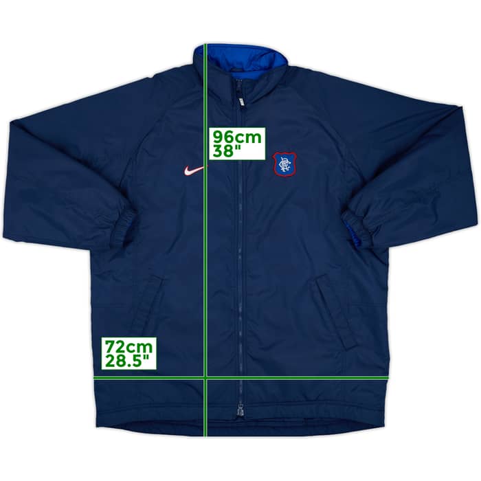 1997-98 Rangers Nike Reversible Padded Bench Coat - 8/10 - (XXL)