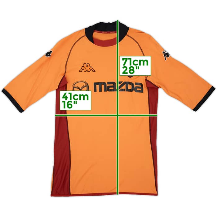 2002-03 Roma GK S/S Shirt - 7/10 - (L)