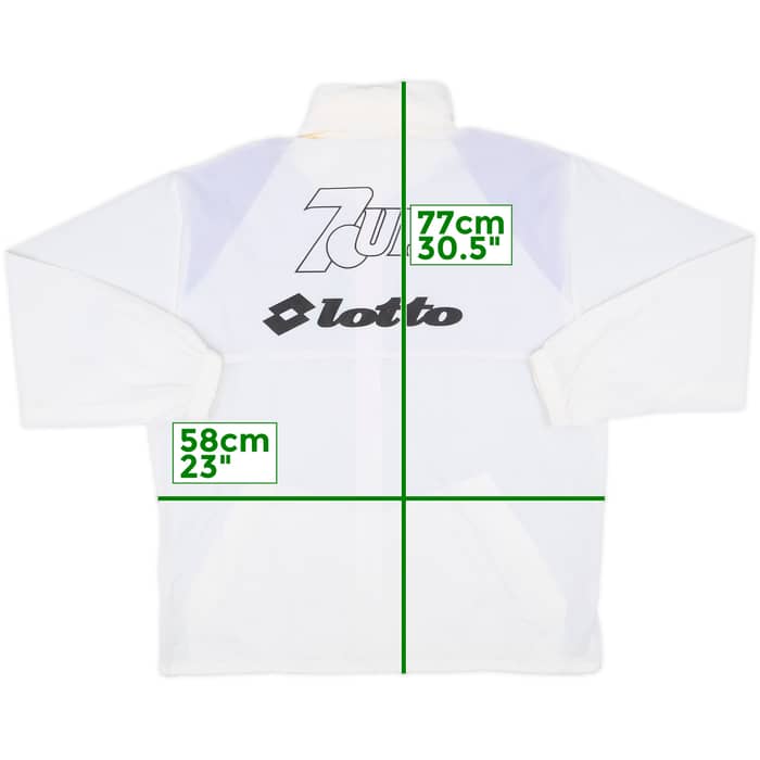 1991-93 Fiorentina Lotto Hooded Rain Jacket - 6/10 - (M)