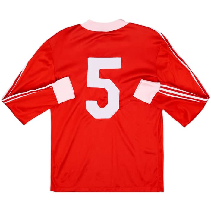1982-84 adidas Template L/S Shirt (Portugal) #5 - 9/10 - (M)