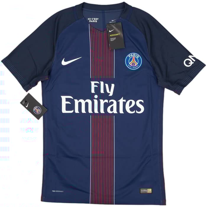 2016-17 Paris Saint-Germain Authentic Home Shirt Cavani #9 (S)