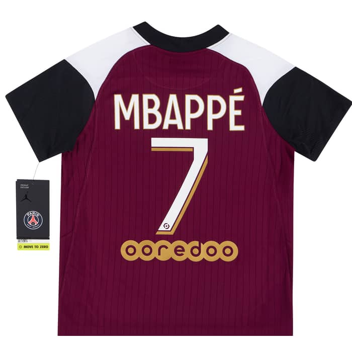 2020-21 Paris Saint-Germain Third Full Kit Mbappé #7 - NEW - (Little Kids)