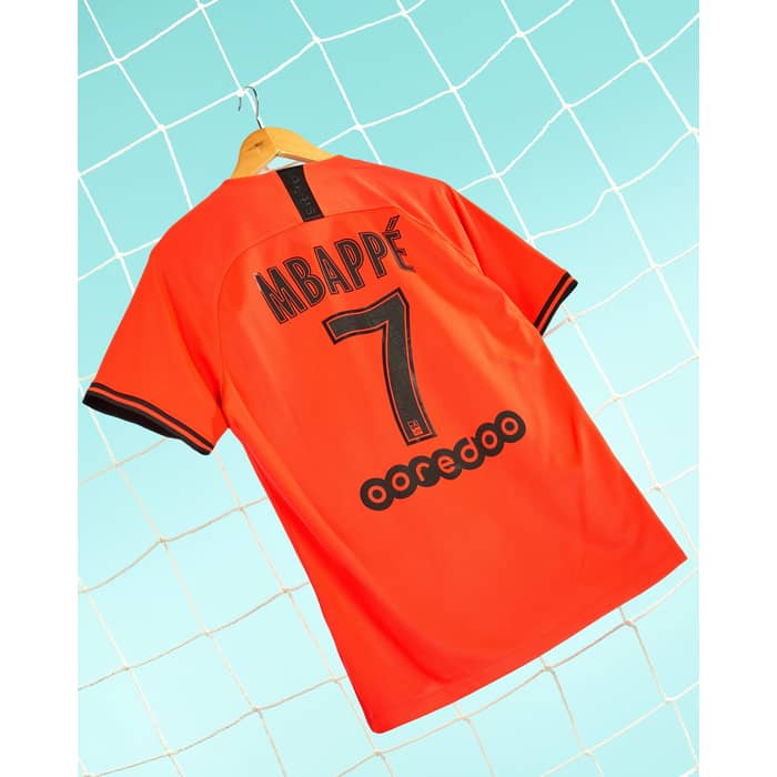 2019-20 Paris Saint-Germain Maillot extérieur Mbappe #7