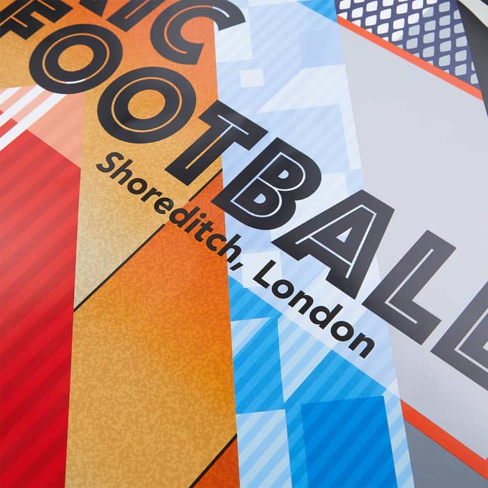 Fabric of Football London Tour Poster (A1)