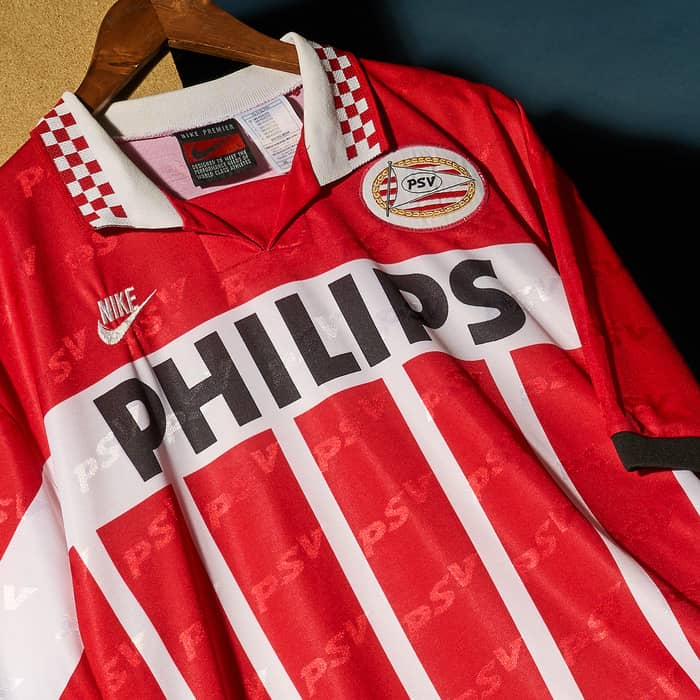 1995-96 PSV Home Shirt - 8/10 - (L)