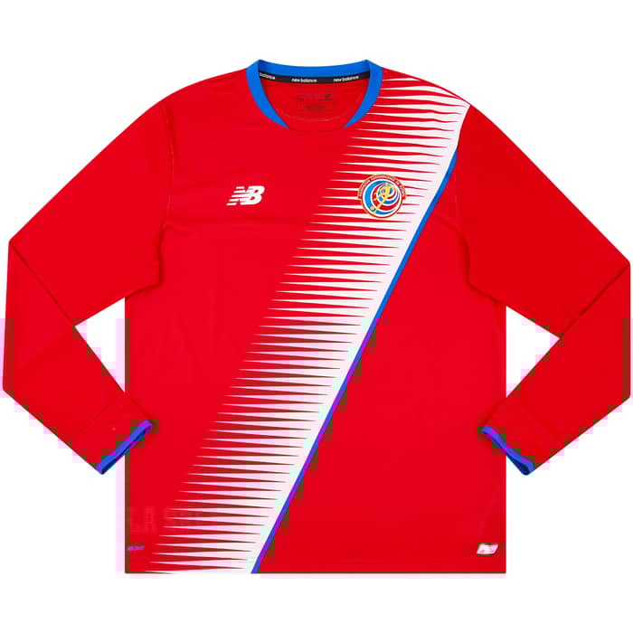 2017 Costa Rica Home L/S Shirt - 10/10 - XL