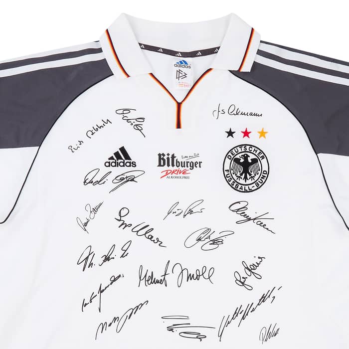 2000-02 Germany 'Squad Signed' Home Shirt - 8/10 - (XL)