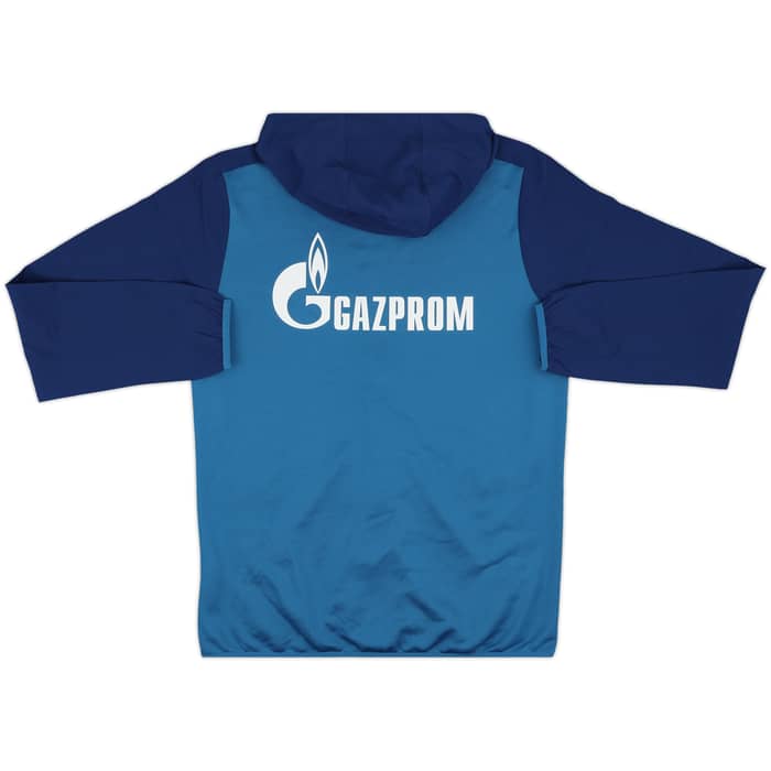 2019-20 Schalke adidas Hooded Track Jacket - 10/10 - (L)