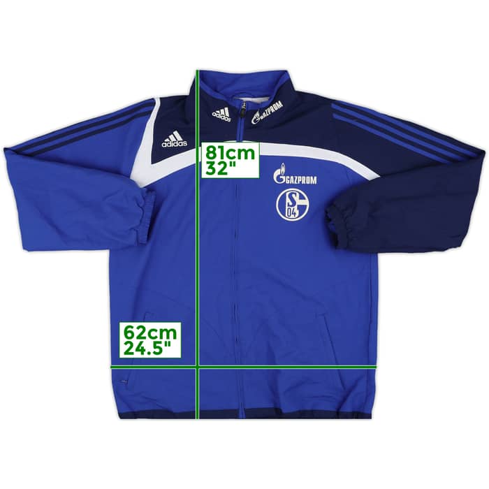 2007-08 Schalke adidas Track Jacket - 8/10 - (XL)
