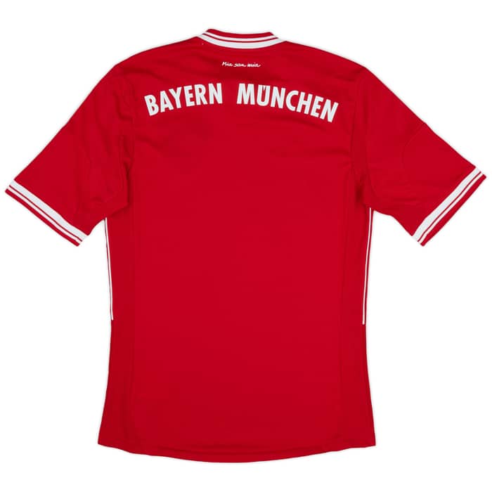 2013-14 Bayern Munich Signed Home Shirt - 9/10 - (S)