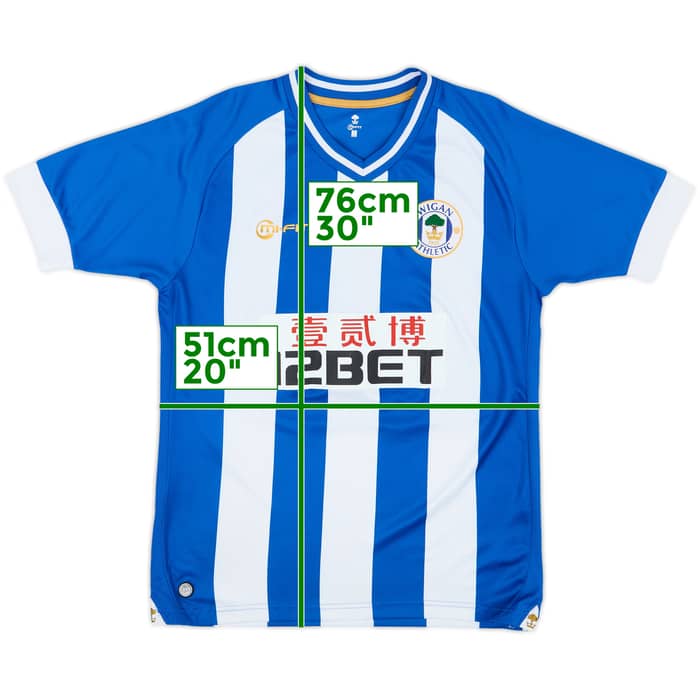 2013-14 Wigan Home Shirt Watson #8 - 7/10 - (M)