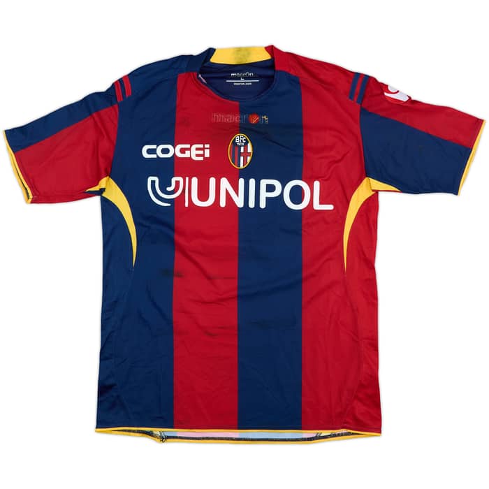 2008-09 Bologna Match Issue Home Shirt Di Vaio #9