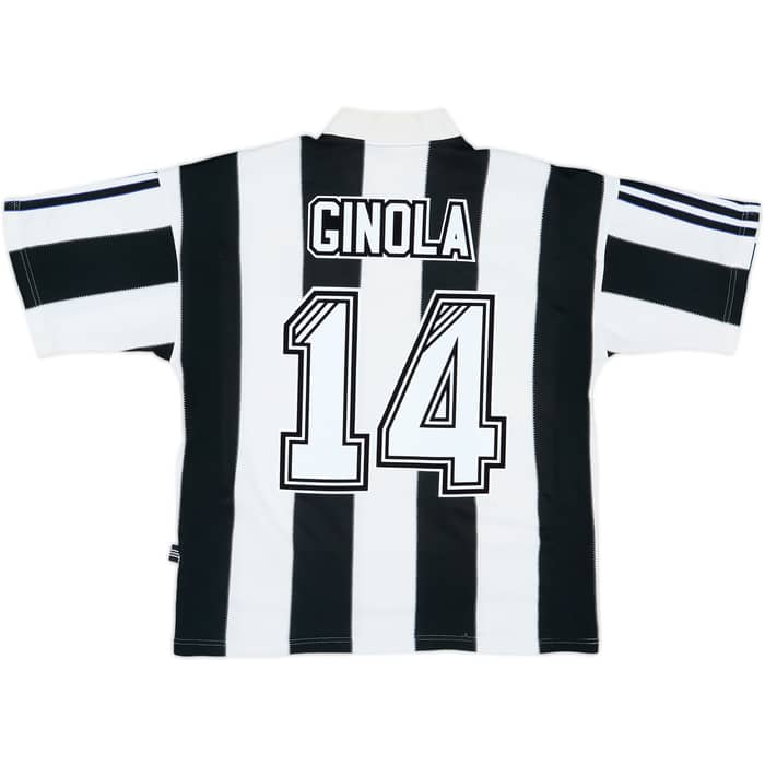 1995-97 Newcastle Home Shirt Ginola #14 - 6/10 - (S)