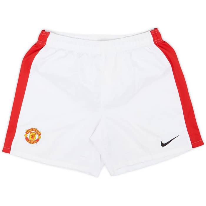2009-10 Manchester United Home Shorts - 7/10 - (XL.Boys)