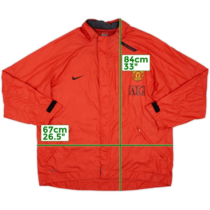 2007-08 Manchester United Nike Rain Jacket - 4/10 - (XL)