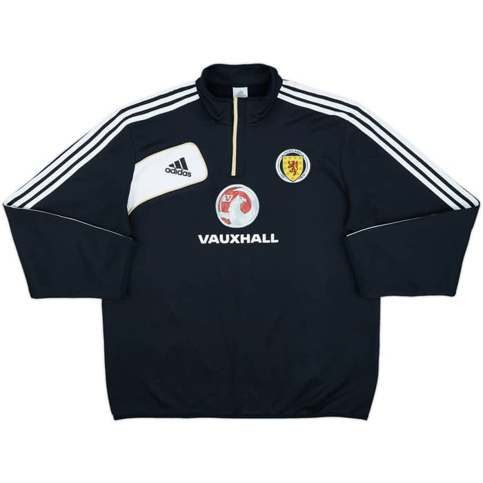 2011-12 Scotland adidas 1/4 Zip Drill Top - 6/10 - (XL)