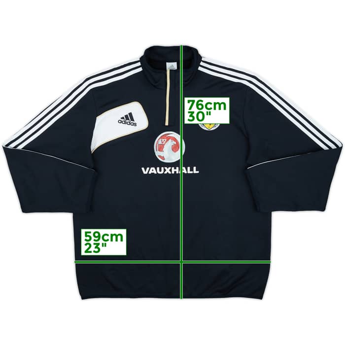 2011-12 Scotland adidas 1/4 Zip Drill Top - 6/10 - (XL)