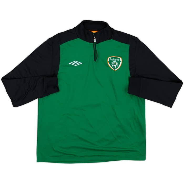 2014-15 Ireland Umbro 1/4 Zip Drill Top - 3/10 - (L)