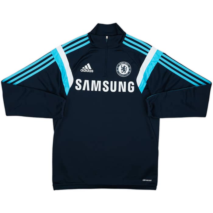 2014-15 Chelsea adidas 1/4 Zip Drill Top - 8/10 - (S)
