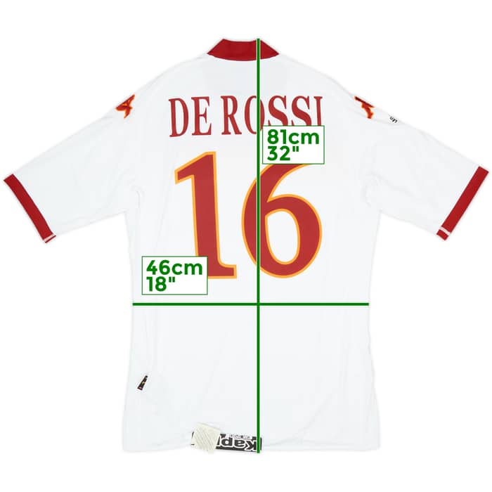2009-10 Roma Away Shirt De Rossi #16 (L)