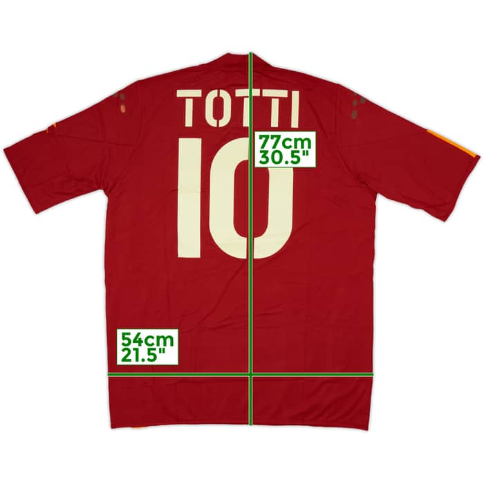 2004-05 Roma Home Shirt Totti #10 (XXL)