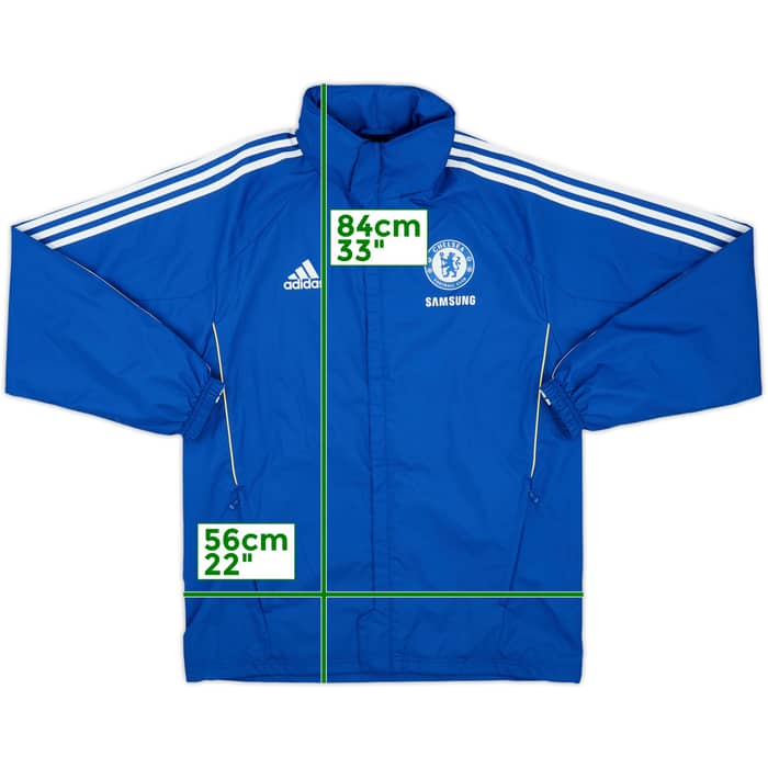 2011-12 Chelsea adidas Hooded Rain Jacket - 9/10 - (M)