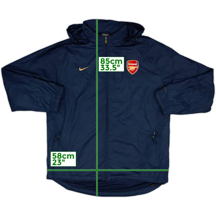 2003-04 Arsenal Nike Hooded Rain Jacket - 6/10 - (XL)