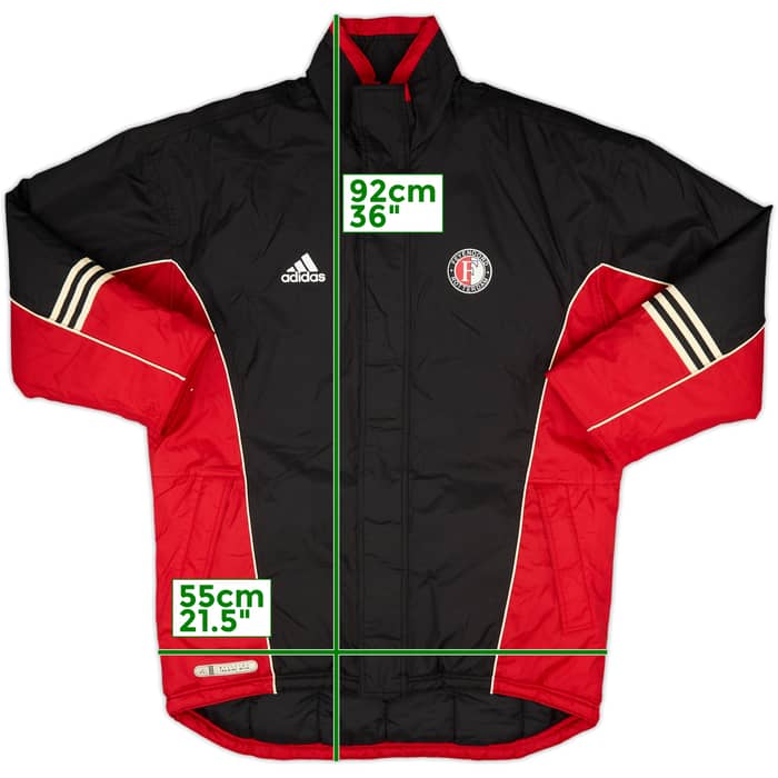 1999-00 Feyenoord adidas Padded Bench Coat - 6/10 - (L)