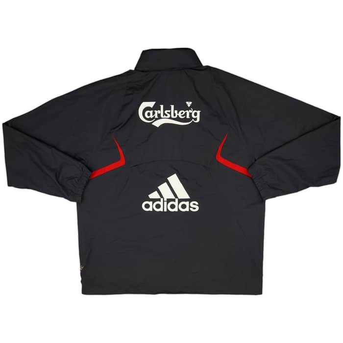 2009-10 Liverpool adidas Hooded Rain Jacket - 6/10 - (L/XL)
