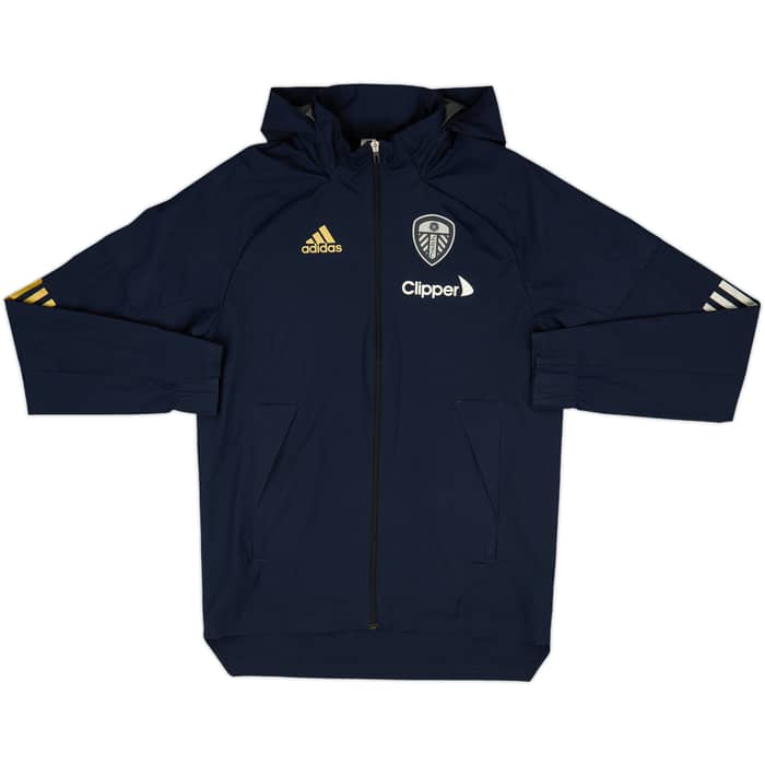 2020-21 Leeds adidas Hooded Track Jacket - 9/10 - (XS)