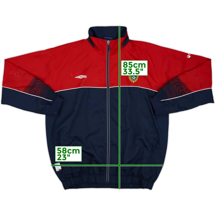 2003-04 CSKA Moscow Umbro Track Jacket - 4/10 - (XL)