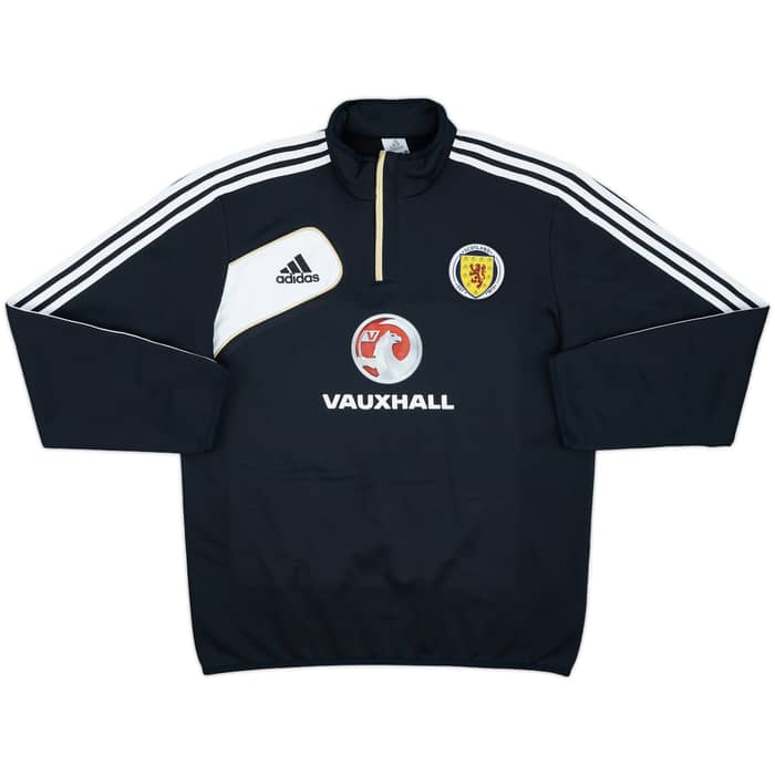 2011-12 Scotland adidas 1/4 Zip Sweat Top - 8/10 - (L/XL)