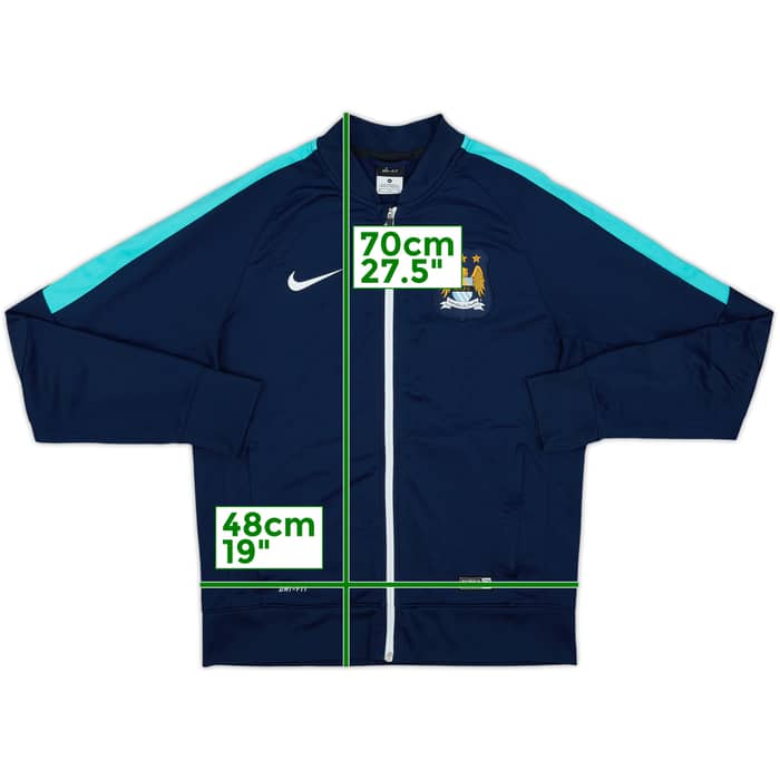 2015-16 Manchester City Nike Track Jacket - 8/10 - (M)