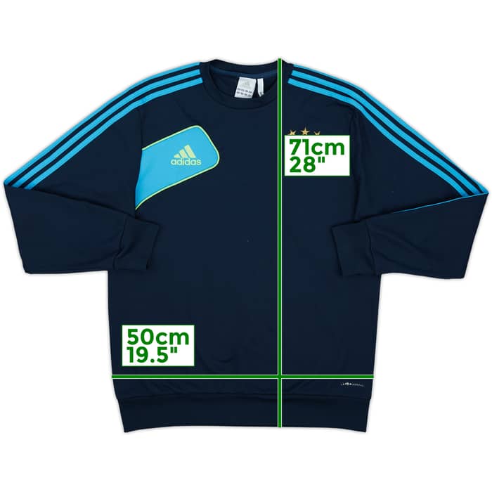 2012-13 Ajax adidas Sweat Top - 7/10 - (M/L)