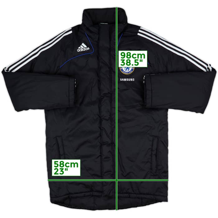 2008-09 Chelsea adidas Padded Bench Coat - 8/10 - (M)