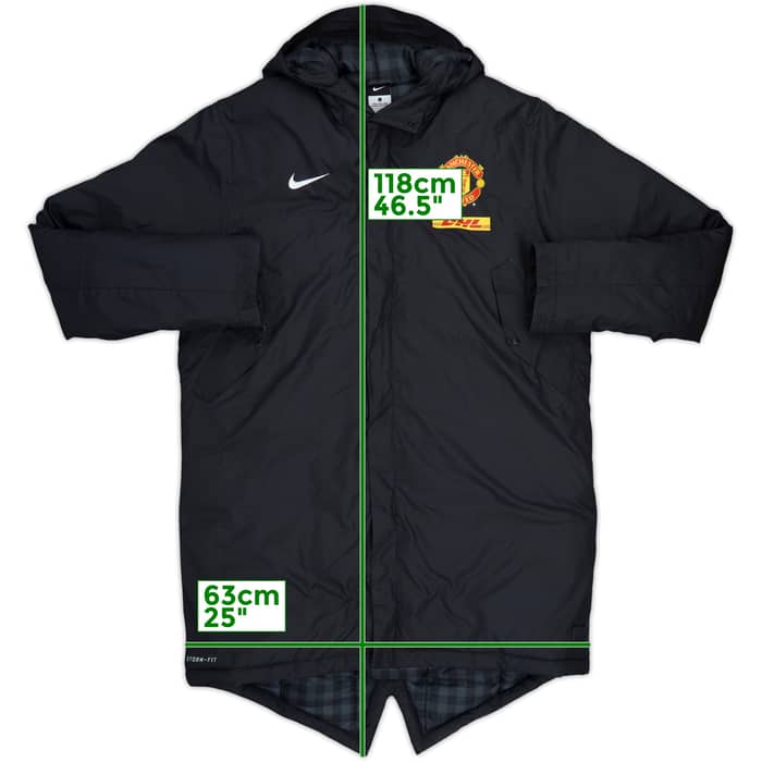 2012-13 Manchester United Nike Padded Bench Coat - 9/10 - (L)