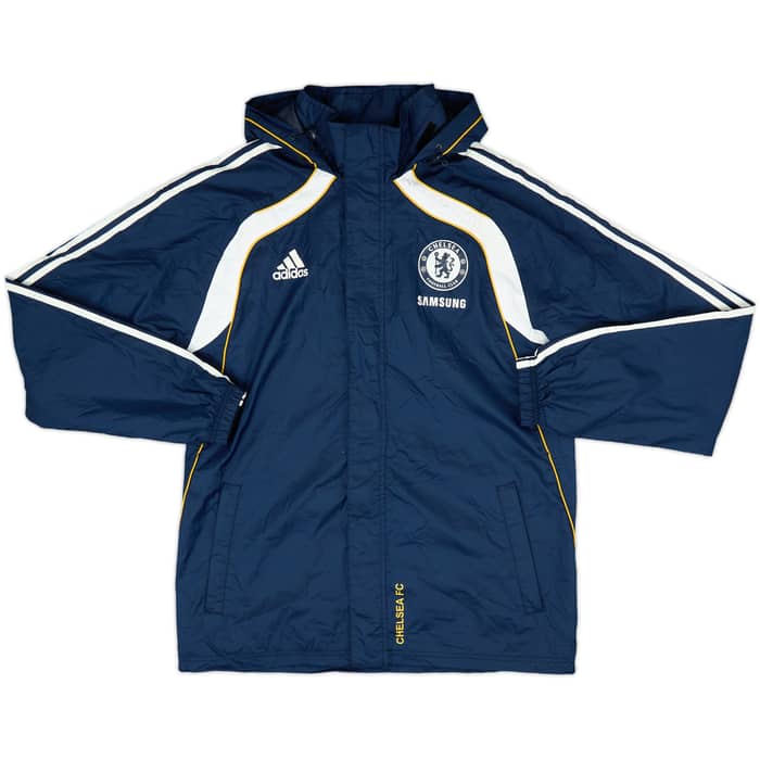2010-11 Chelsea adidas Hooded Rain Jacket - 6/10 - (L)