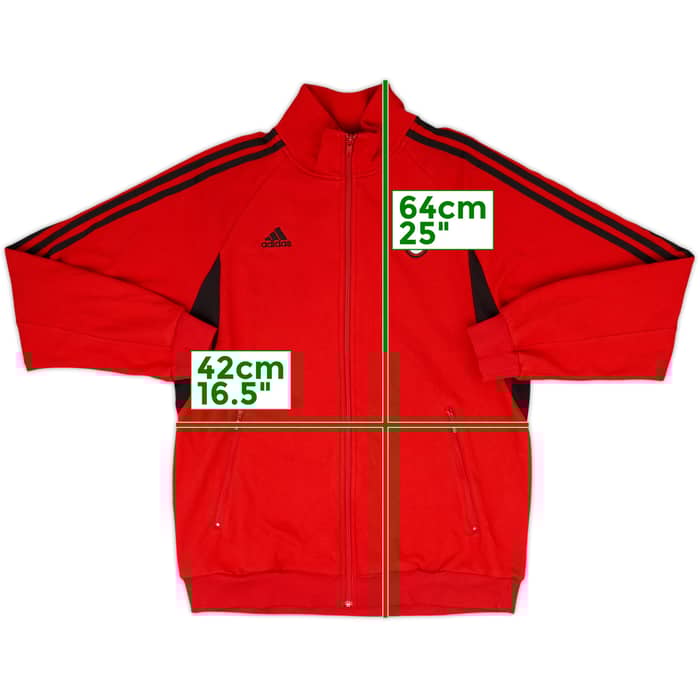 2008-09 AC Milan adidas Track Jacket - 9/10 - (M)