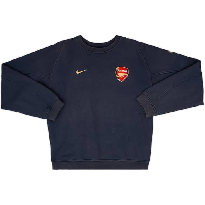 2003-04 Arsenal Nike Fleece Sweat Top - 5/10 - (S)