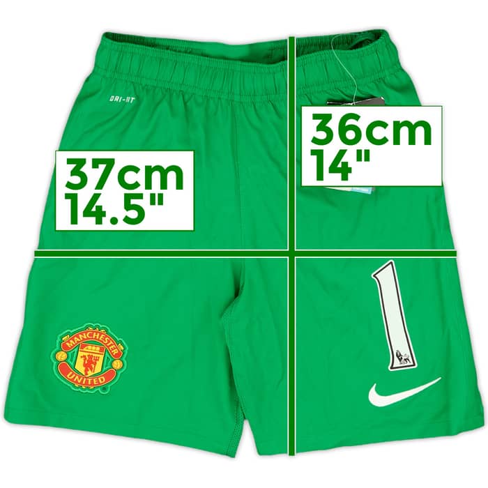 2012-13 Manchester United GK Shorts #1 (De Gea) (M.Boys)