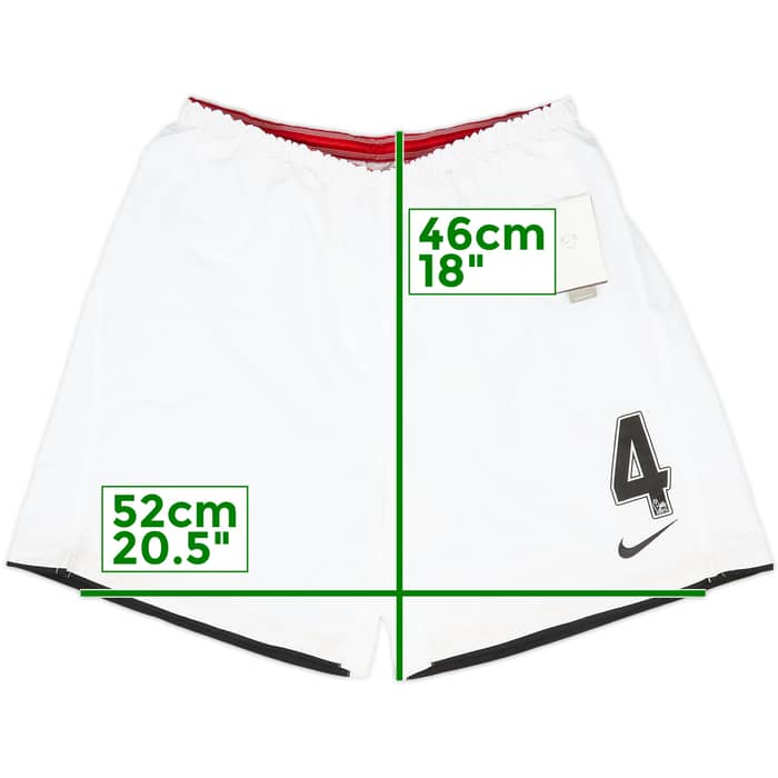 2007-09 Manchester United Home Shorts #4 (Hargreaves) (L)