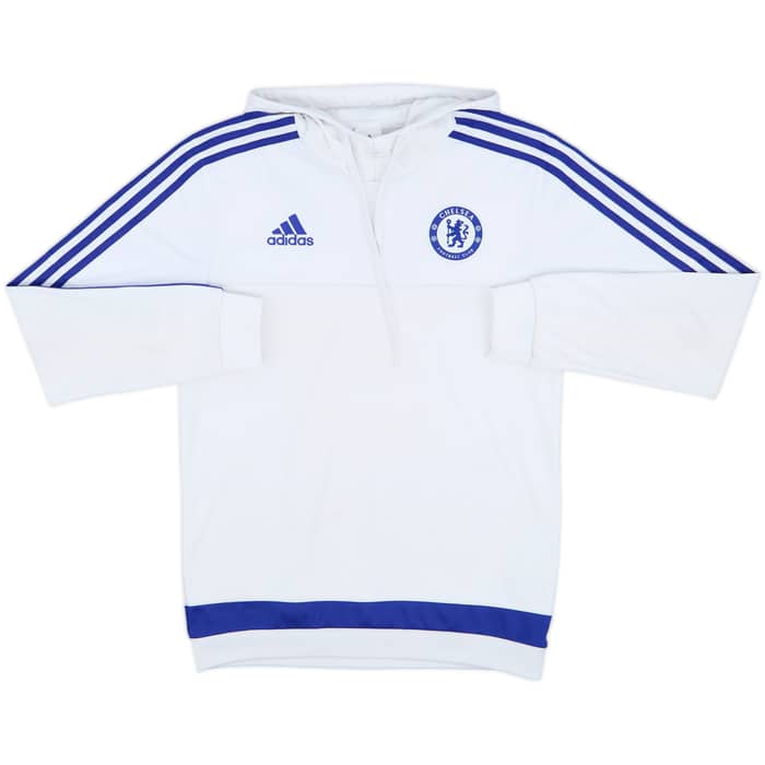 2015-16 Chelsea adidas Hooded Sweat Top - 4/10 - (S)
